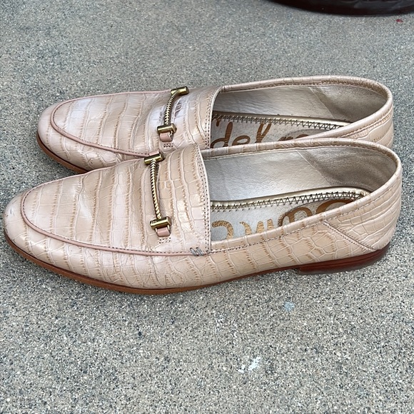 Sam Edelman  lior leather loafer in toasted almond size 7.5 - Picture 2 of 12
